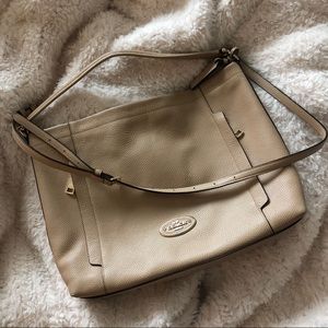 Coach Scout Hobo Cream
